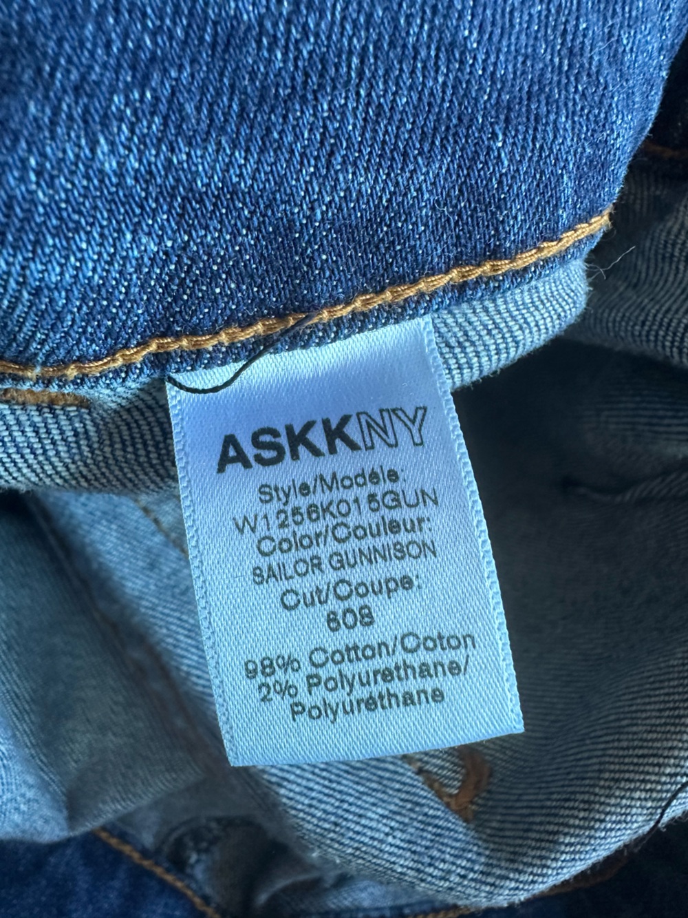 ASKK NY sailor wide leg jeans in gunnison wash size 27 designer jeans - Picture 3 of 9